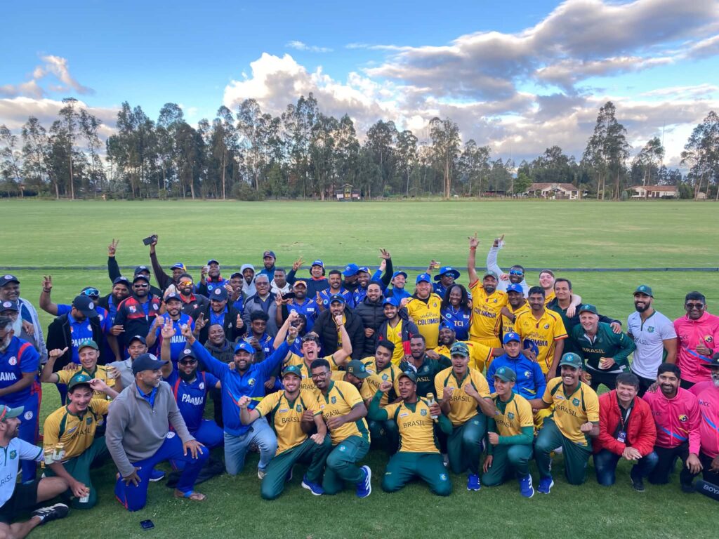 Foto grupo sudamericano de cricket colombia